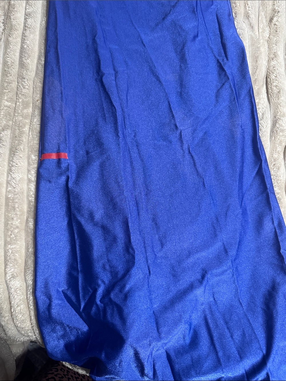 Baobab Celele Blue One Shoulder Maxi Dress Stretch Size XS - Picture 5 of 9